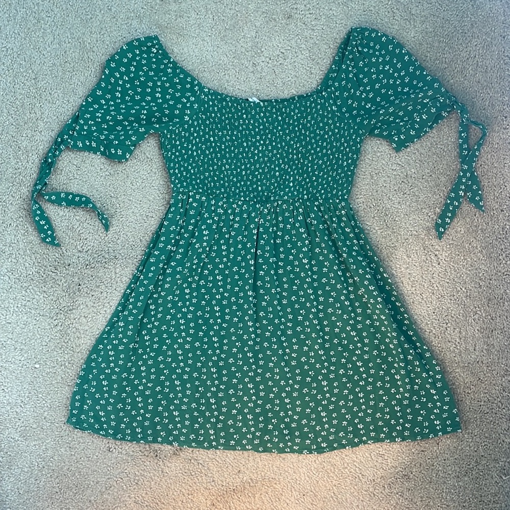 Floral summer mini dress